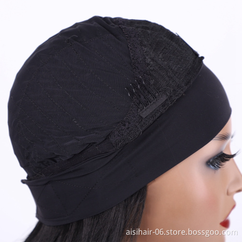 Wholesale cheap straight long wave 28inch brazillian attached good grip hair accessories synthetic headband wigs for black women